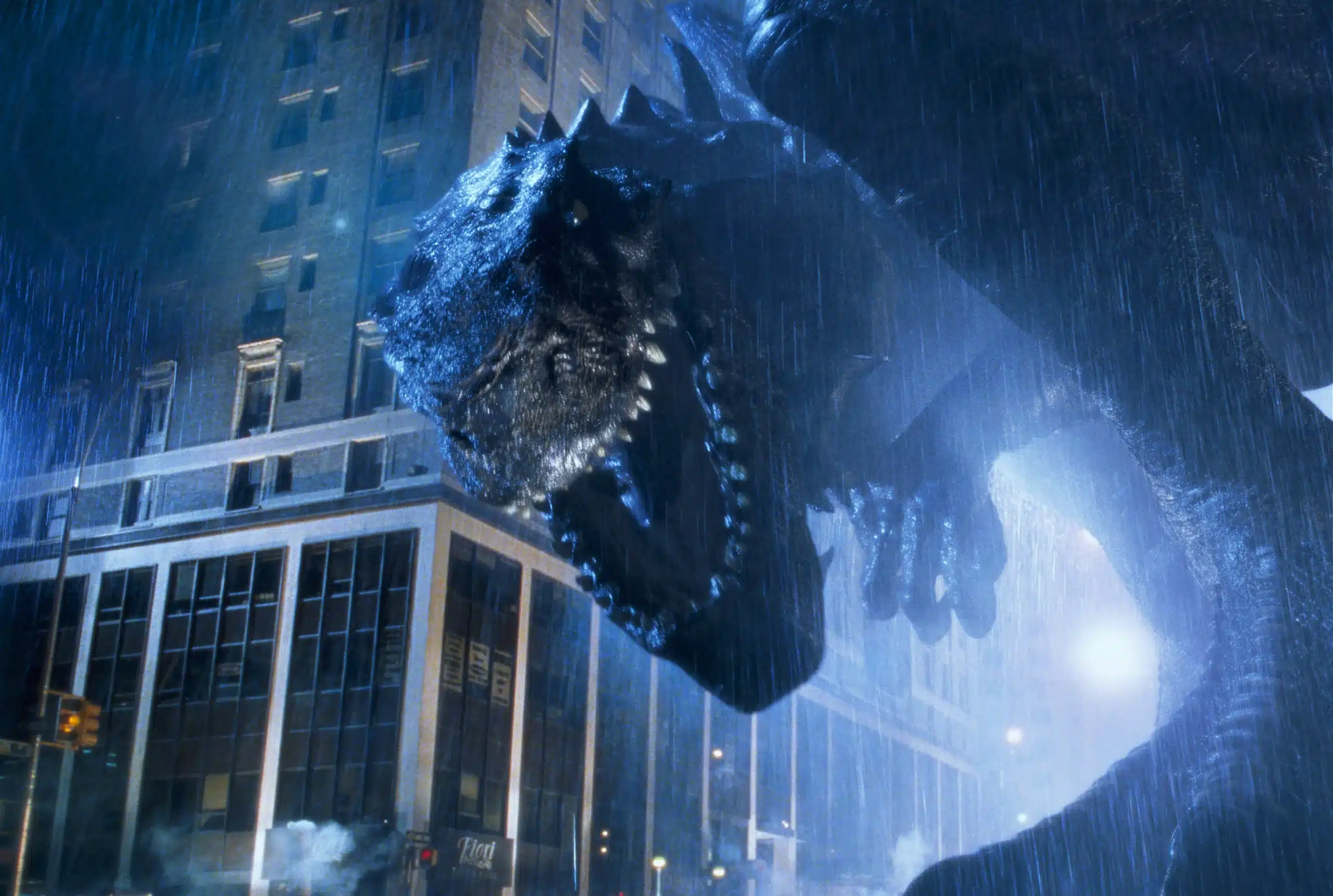 Imagen de la película Godzilla.