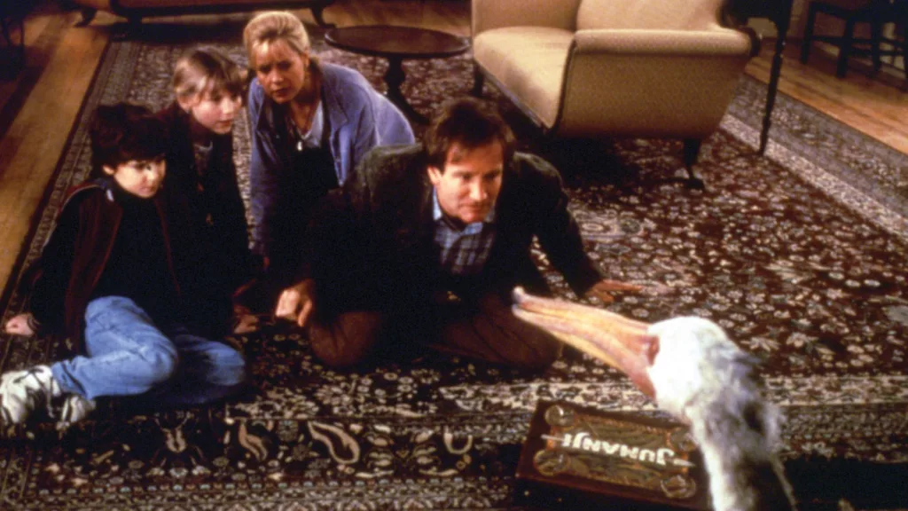 Imagen de la película Jumanji.