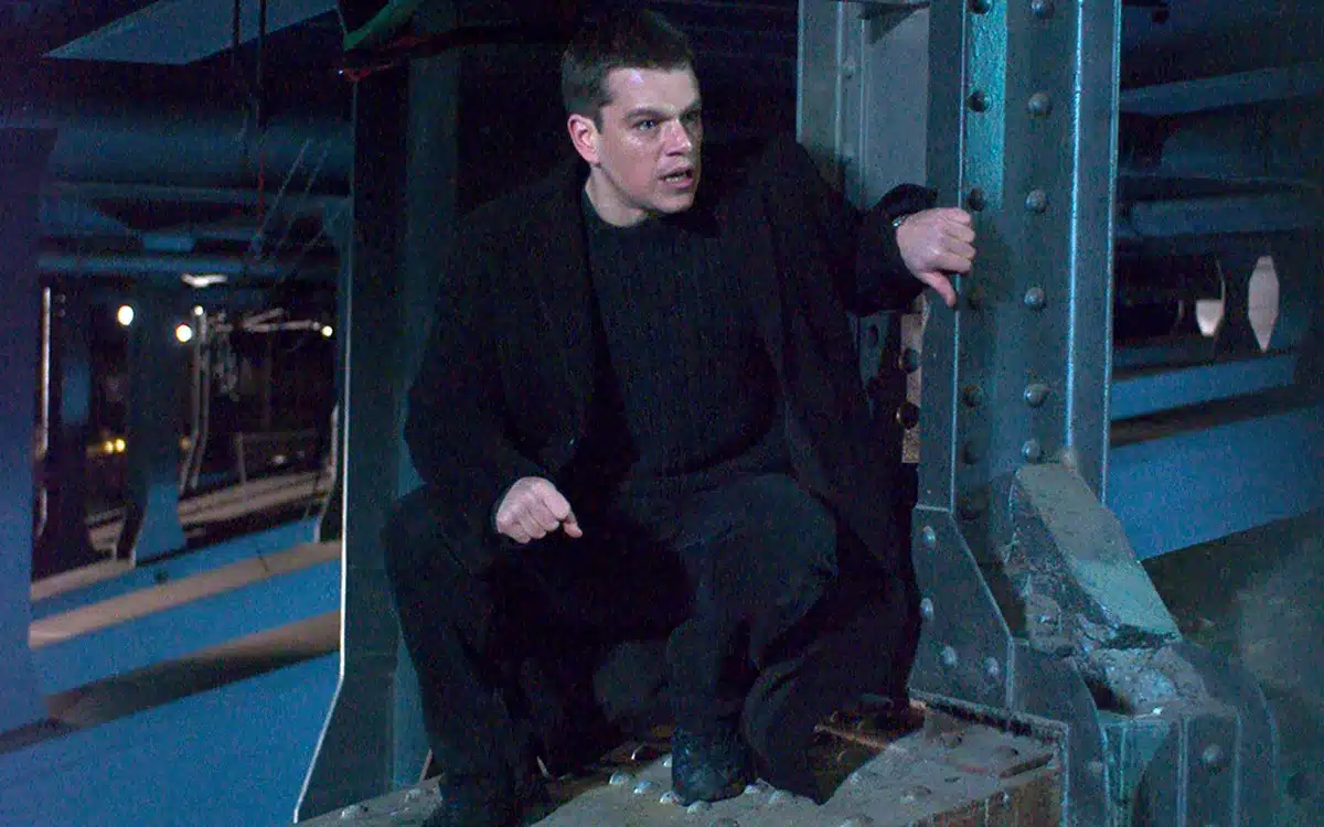 Imagen de la película El Mito Bourne.