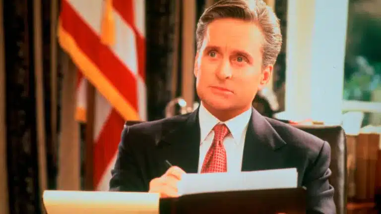 Imagen de la película El Presidente y Miss Wade.