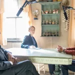 Foto detrás de las cámaras en el rodaje de Three Pines.