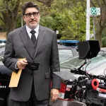 Foto detrás de las cámaras en el rodaje de Three Pines.