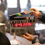 Foto detrás de las cámaras en el rodaje de Three Pines.