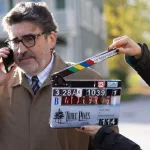 Foto detrás de las cámaras en el rodaje de Three Pines.