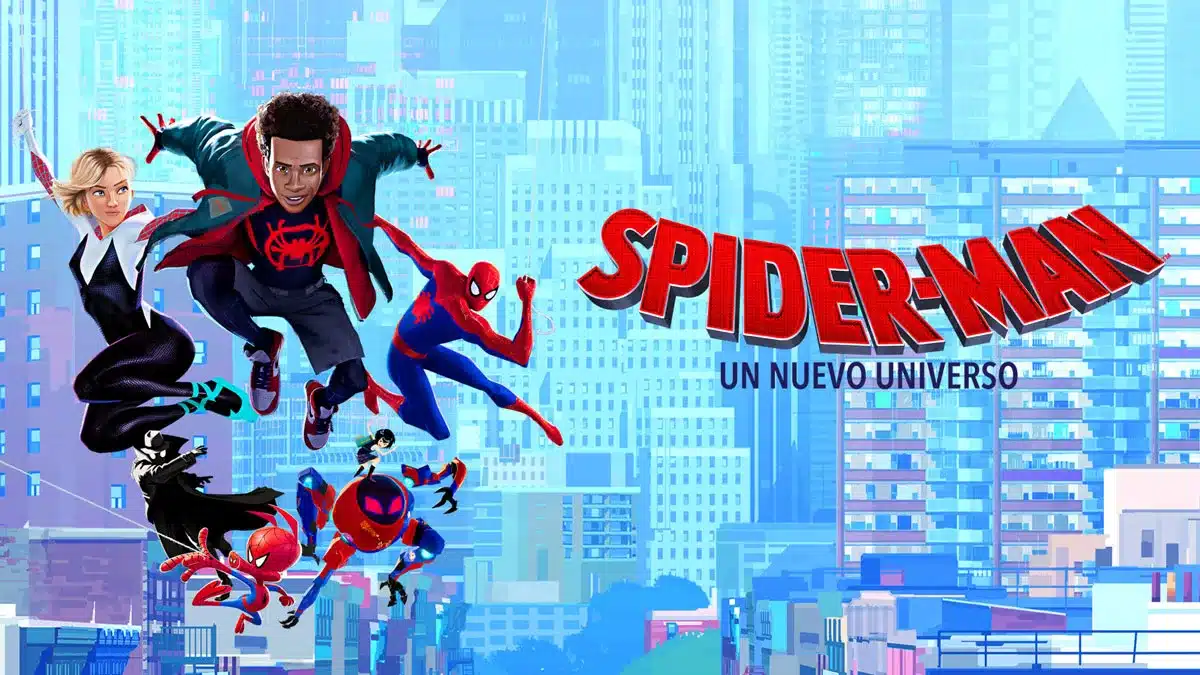 Poster de la película Spider-Man: Un nuevo universo.