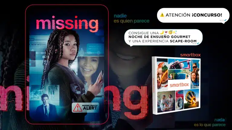 Imagen promocional del concurso la película Missing.