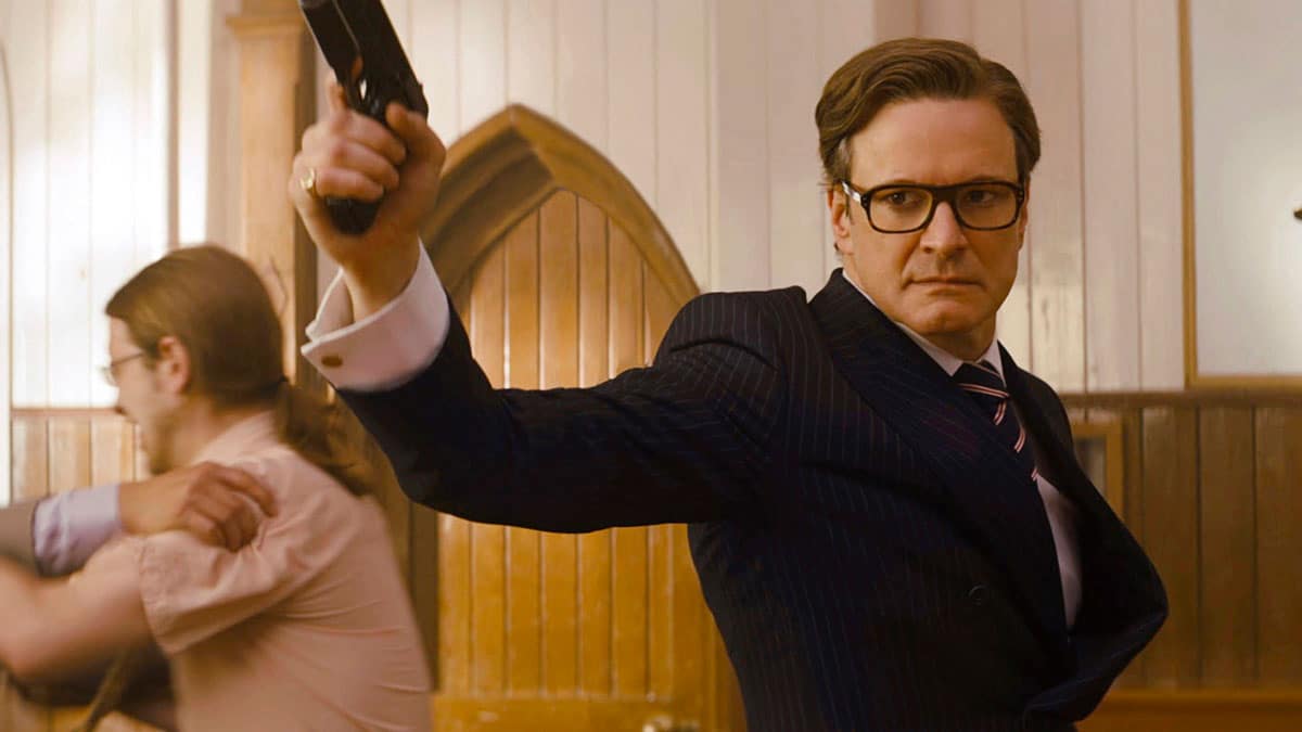 Imagen de la película Kingsman: Servicio secreto.