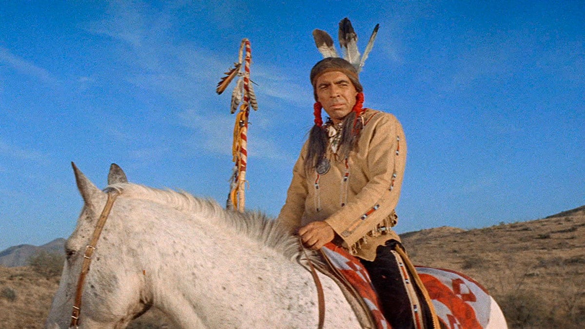 Imagen de la película La gran matanza sioux.