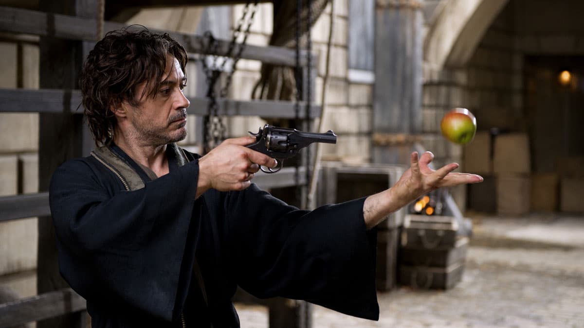 Imagen de la película Sherlock Holmes. Juego de sombras.