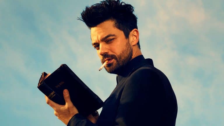 Imagen del actor Dominic Cooper en la serie Preacher.