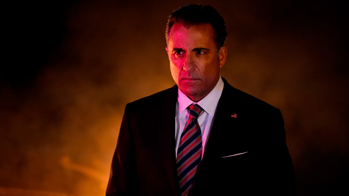 Imagen de la película Geostorm.