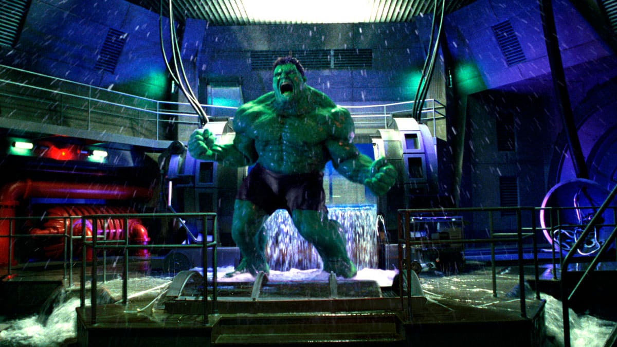 Imagen de la película Hulk.