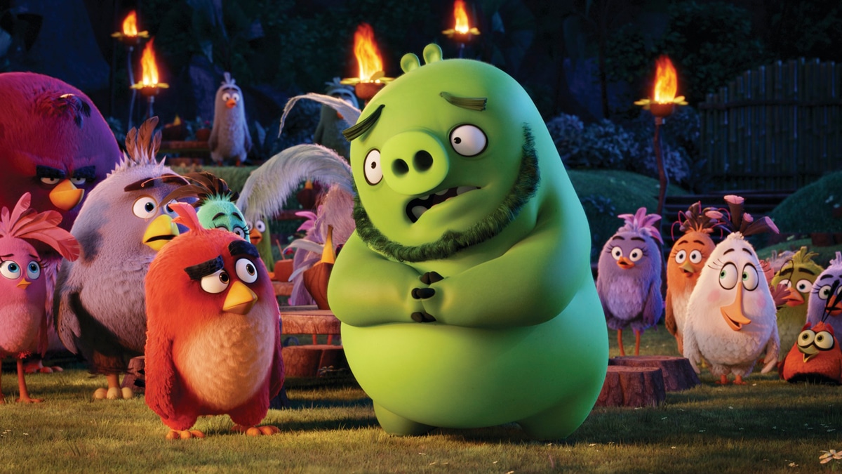 Imagen de la película Angry Birds: La película.