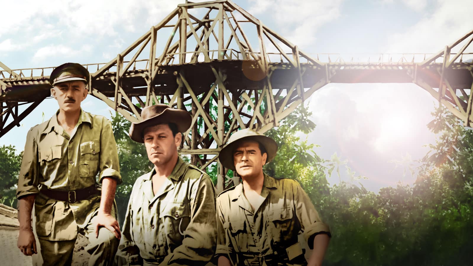 Imagen sobre la película El puente sobre el río Kwai.
