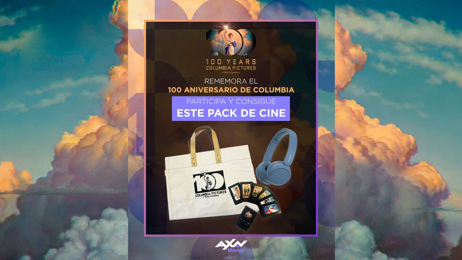 Imagen del concurso de AXN Movies y Columbia Pictures.