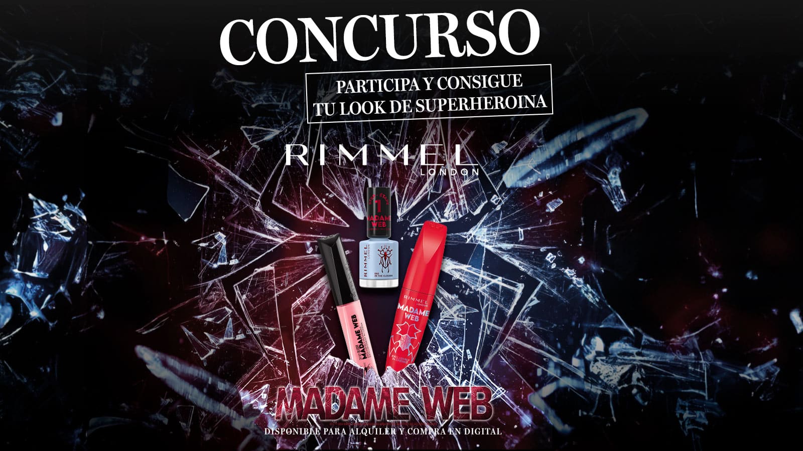 Imagen del concurso de Madame Web y AXN,