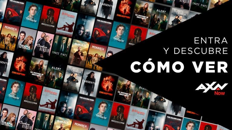 Imagen promocional del canal AXN Now.